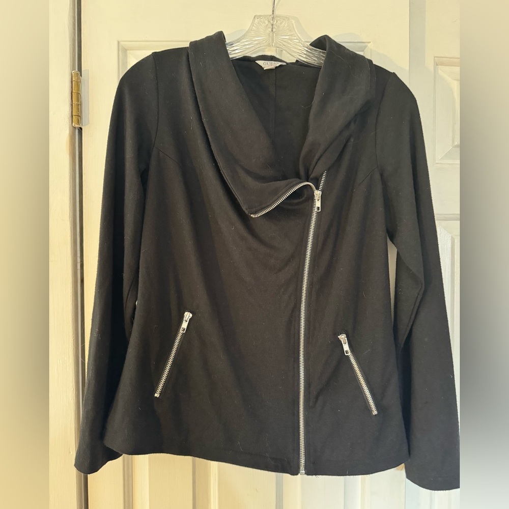Guess Motorcycle Jacket-Style Top